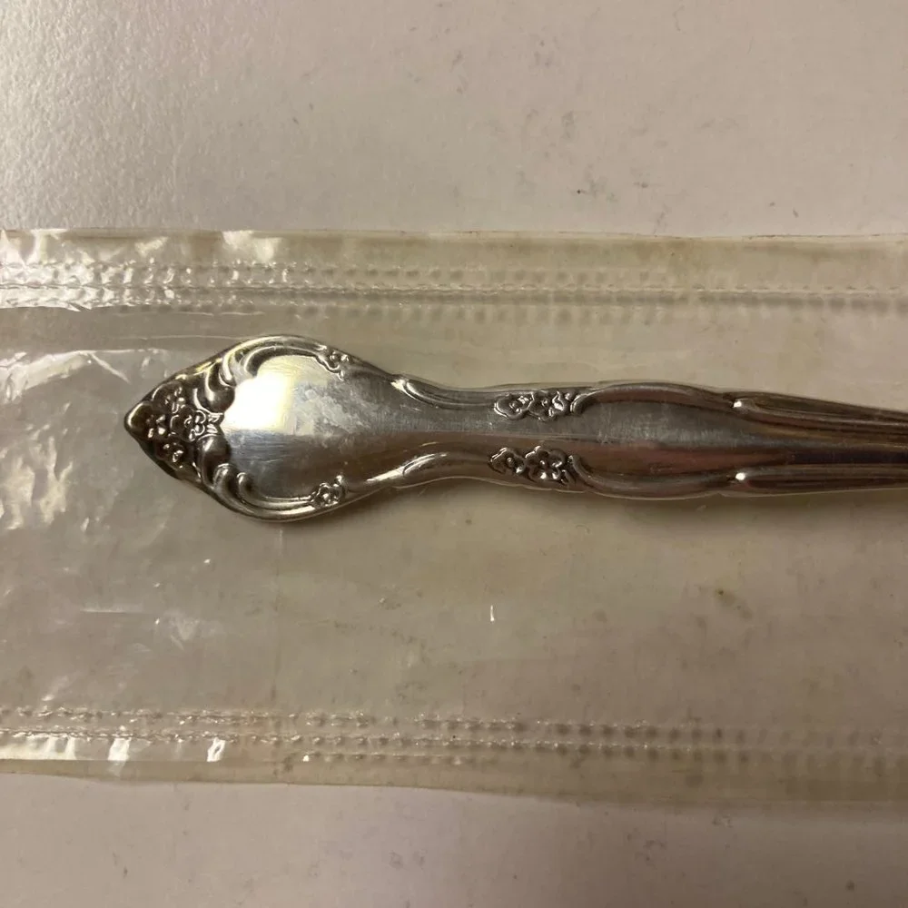 Vintage NEW Infant Spoon - Affection by Oneida Community Silverplate Flatware